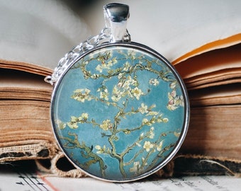 Van Gogh Almond Blossom Pendant - Vn Gogh Necklace - Almond Blossom Jewellery - Art Lovers Jewellery - Van Gogh Jewellery -