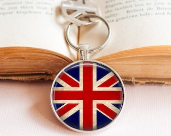 Union Jack-nyckelring: Brittisk flaggsouvenir