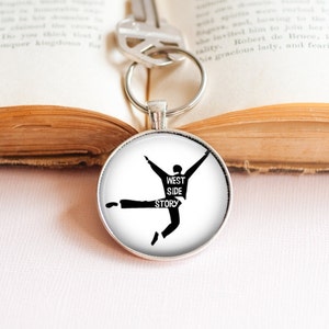 West Side Story Key Ring - West Side Story Gift - Theatre Lovers Key Ring - Theatre Lovers Key Ring - Musical theatre Key Ring - Musical