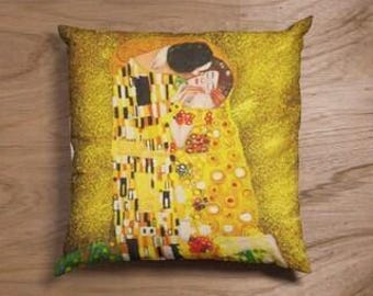 Kyssens kuddfodral: Klimt jugend sammet örngott