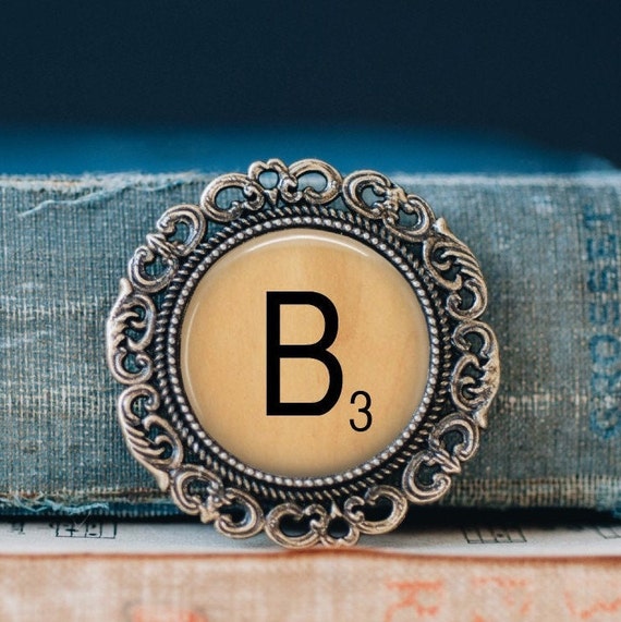 Alphabet brooch best sale