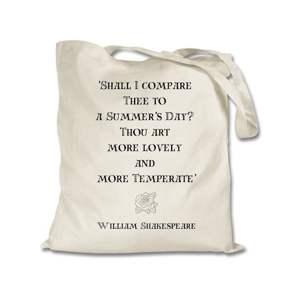 Sonnet Cotton Tote Bag | Marketwrite