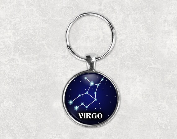 Virgo Constellation Key Ring: Zodiac & Astronomy Gift - Etsy