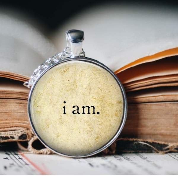 I Am Pendant - I Am Jewellery - I Am Necklace - Word Jewellery - Word Necklace