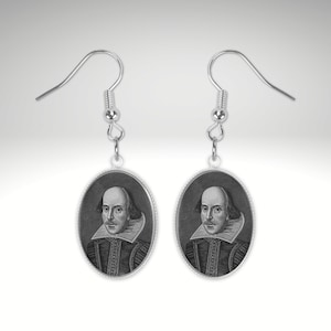 William Shakespeare Earrings: Literary Jewellery