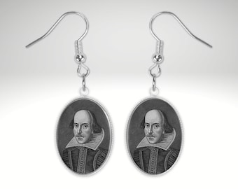 William Shakespeare Earrings: Literary Jewellery