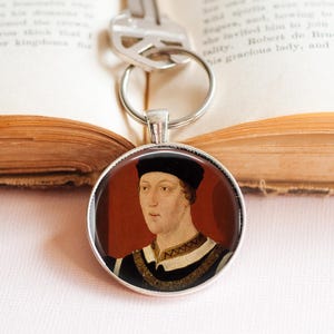 King Henry VI Portrait Key Ring: English Tudor History Gift