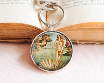Botticelli's Birth of Venus Key Ring: Art Lover Gift