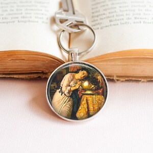 Portachiavi preraffaellita: William Holman Hunt Art - Isabella e il vaso di basilico
