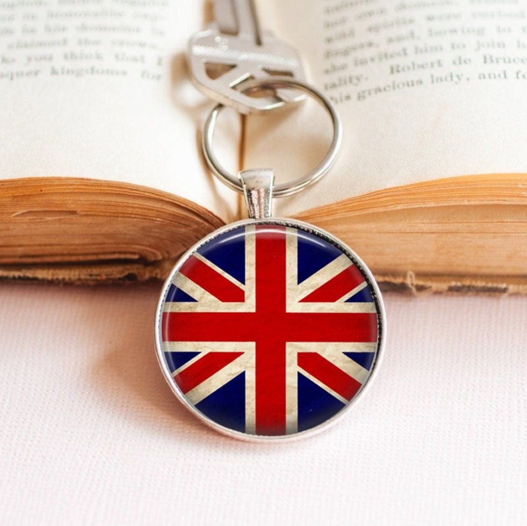 UK Flag Key Ring UK Key Ring Union Jack Key Ring British Etsy