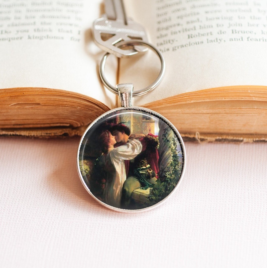 Romeo and Juliet Key Ring Frank Dicksee Key Ring Romantic - Etsy