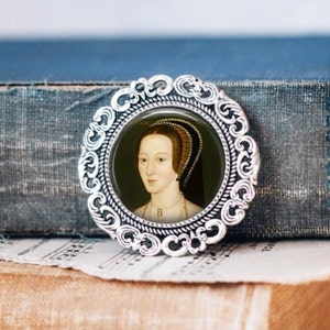 Anne Boleyn Brooch: Tudor History Jewellery, English Royalty Pin