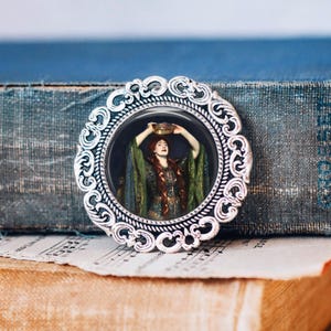 Lady Macbeth-brochespeld - Lady Macbeth Jewellery - Shakespeare-sieraden - Macbeth-cadeau - Shakespeare-cadeau - prerafaëlitische kunstpin