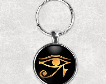 ホルスの目キーホルダー：古代エジプトのシンボルギフト - Etsy 日本