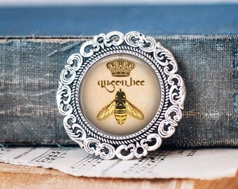 女王蜂キーホルダー：ディーバギフト - Etsy 日本