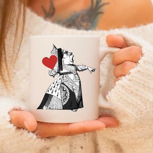 Mok Queen of Hearts: Alice in Wonderland 10oz koffiemok