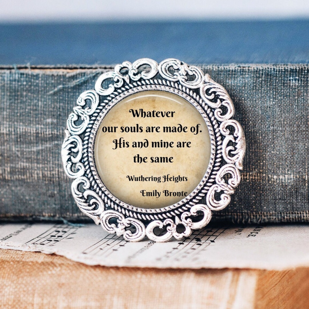 Wuthering Heights Brooch Pin, Wuthering Heights Jewellery, Bronte