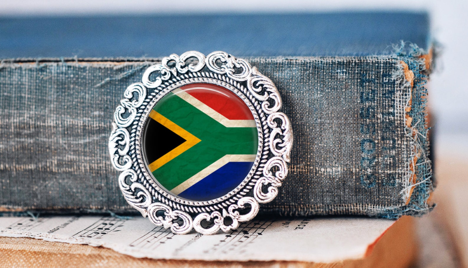 South African Flag Brooch South African Flag Jewellery Etsy
