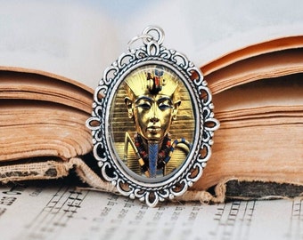 King Tut-hängehalsband: Smycken med egyptiska faraosmycken