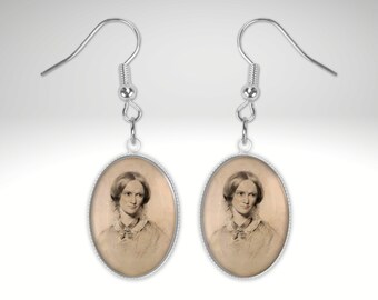 Charlotte Bronte Earrings:  Literary Jewellery
