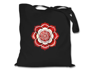 Tudor Rose Tote Bag: English History Gift