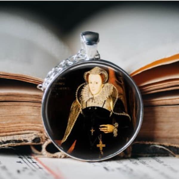 Mary Queen of Scots Pendant - Mary Stuart Pendant - Mary Queen of Scots Jewellery - Scottish Queen Pendant Necklace - History Lovers Pendant