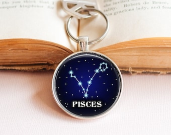 Pisces Constellation Key Ring: Astronomy Gift