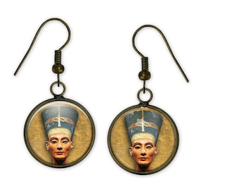Queen Nefertiti Earrings: Ancient Egyptian Jewellery