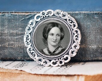 Emily Bronte Brooch: Literary Jewellery Gift