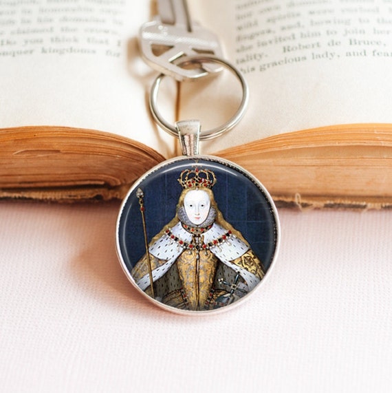Queen's Key Pendant, Women's Key Silver Pendant