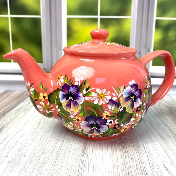 Teapot Garden Art Etsy
