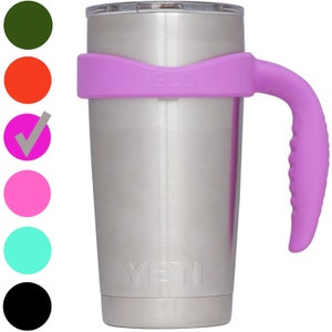 Wotermly Tumbler Handle 20 oz for Yeti Ramblers,Yeti Handle Yeti cup holder,  Anti Slip Travel Mug Grip BPA Free Cup Holder for Yeti and More Tumbler  Mugs - Yahoo Shopping