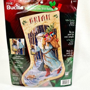 Bucilla Father Christmas Stocking Kit