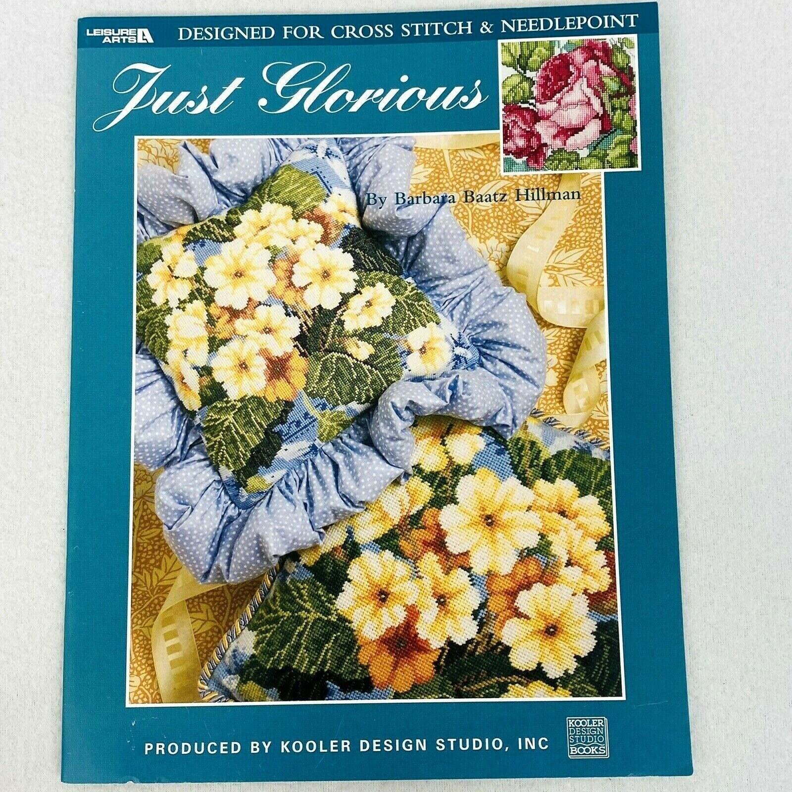 Floral Accents In Waste Canvas 8 Cross Stitch Patterns Projects By Leisure  Arts
