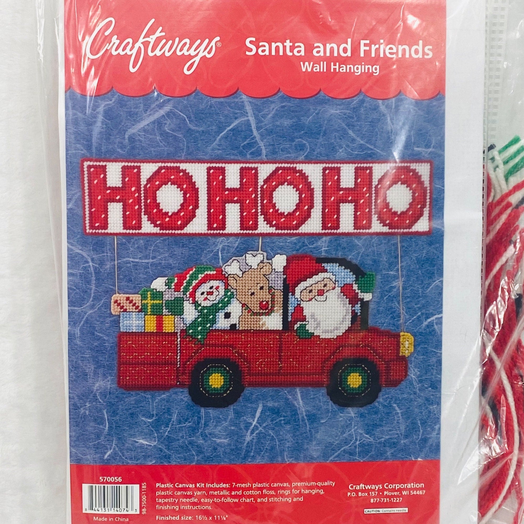 Herrschners Holiday Cheer Coasters Plastic Canvas Kit
