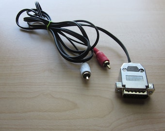 6Ft HQ RCA Video Cable & RF Coax TV Adapter for Atari 2600 Jr