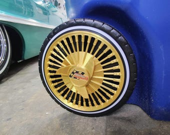 Trash can wheel covers 8.75in Dayton 44 ,TE37