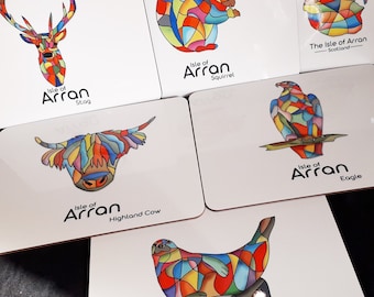 Arran Mosaic Placemat Set of 6 - Arran Animals