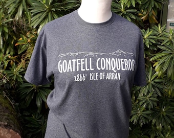 The Original Goatfell Conqueror T Shirt Isle of Arran