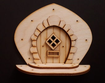 Faerie Door Fairy Door Blank 3.2 mm Birch Ply