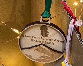 Goatfell Isle of Arran Medal or Hanging Decoration