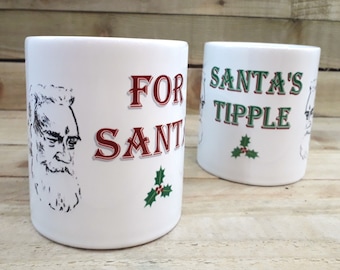 Santa Christmas Eve Ceramic Mug Tipple for Father Christmas