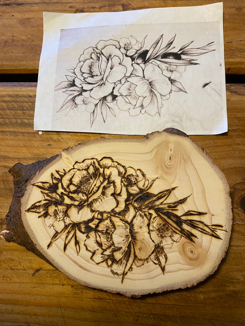 Hand crafted wood burning CUSTOM Etsy
