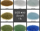 Crushed Glass for Arts and Crafts, Vase filler, Mosaics, Jewelry, Fusing, Crystals, Home Decorations - Galaxy Glass Size 00, 1lb