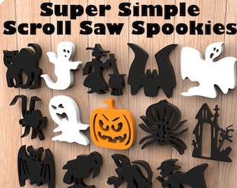 Super Simple Scroll Saw Spookies (PDF Download)