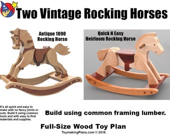 moose rocking horse plans