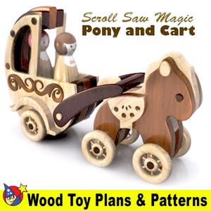 Scroll Saw Magic Pony and Cart (PDF Download)