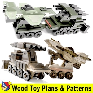 Galaxi-ADI Defense Team Wood Toy Plans & Patterns (3 PDF Downloads)