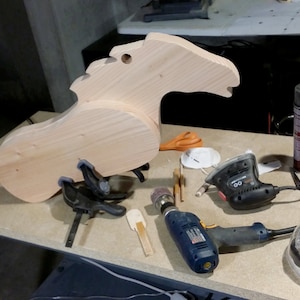 Weekend Projects Mustang Rocking Horse (PDF Download + SVG File) Wood Toy Plans