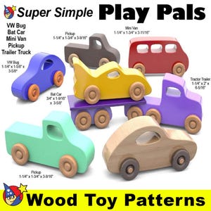 Super Simple Play Pals Wood Toy Plan & Patterns (PDF Download)